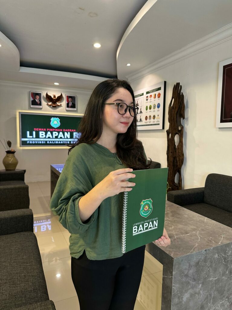 Kabid Humas Lembaga Investigasi Badan Advokasi Penyelamat Aset Negara Republik Indonesia Provinsi Kalimantan Barat, Zira Hasanah, S.H